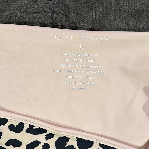 Tori praver leopard swim bottom size large - Picture 4 of 4